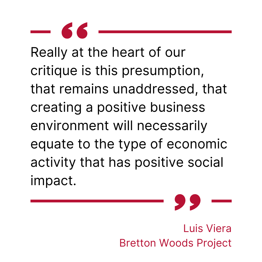 eurodad's tweet image. .@WorldBank should hold off on launching #DoingBiz 2.0 - the Business Enabling Environment Project - until the reforms are more advanced.
What is the hurry ❓
Read more on @devex ➡️ ow.ly/VkqY50Nf56h
cc. @brettonwoodspr
