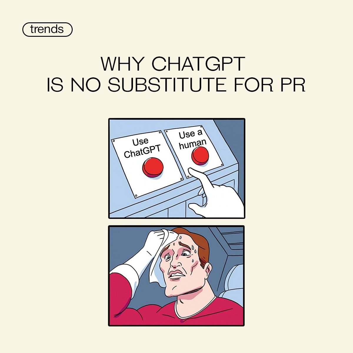 THE ChatGPT. The one that has gained 100 million followers in two months. It also codes, writes music, poetry, and scripts, performs financial analysis, answers questions, etc. So, why can't ChatGPT replace a PR department: linkedin.com/feed/update/ur… #prpartner #chatgpt #dubai #uae