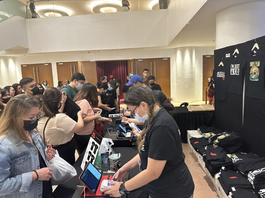 NewFrontierPh's tweet photo. Get your Simple Plan official Merch here at the NFT Lobbyπ€π»π€
#SimplePlanInManila #SimplePlanAtNFT #SimplePlan https://t.co/BpVbD0sJBS