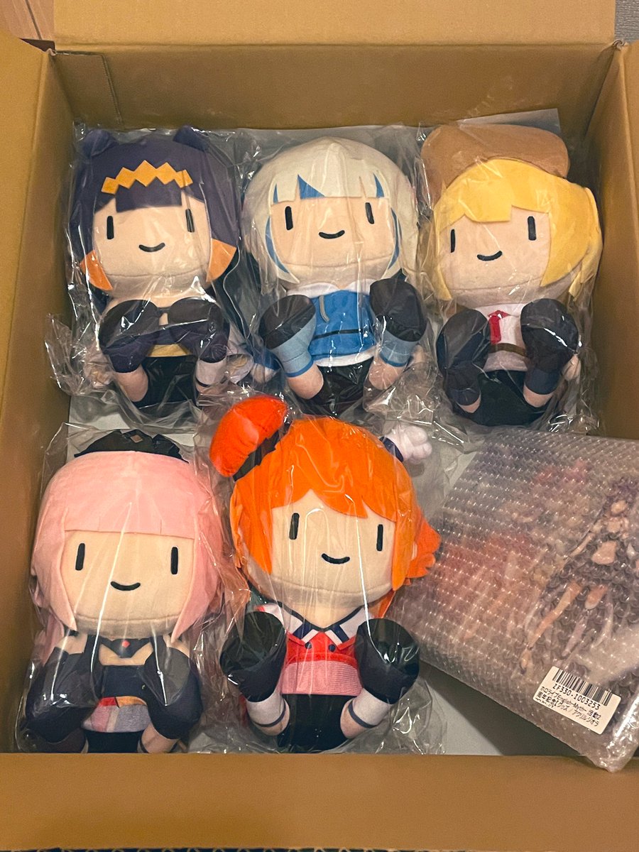MAXX_2nd's tweet image. ホロライブ English Mythのぬいぐるみ届いた！Smolシリーズ可愛いw
#HololiveEnglish #HololiveMyth