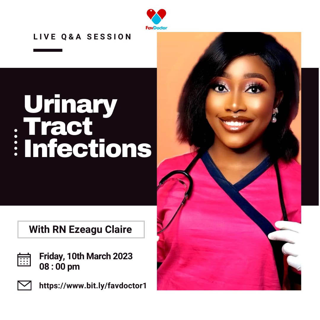 favdoctor's tweet photo. Do you know that Urinary Tract Infections(UTIs) are a major health challenge in Nigeria,
UTIs are common health problem that affects both males and females, but it is more prevalent in females. https://t.co/tw0abzRnMU