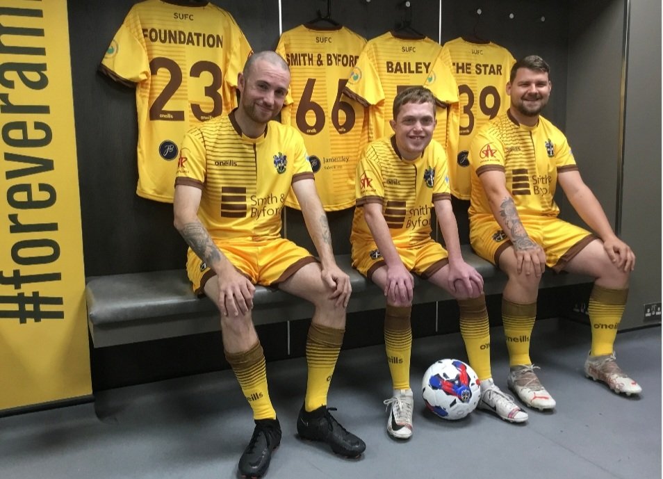 Disability Team fixture rearrangement  ⚽️
<a href="/SUFCFoundation/">Sutton United Foundation</a> 
<a href="/SUFC_Disability/">Sutton Utd Disability Teams</a> 
Ganders v Southwark Stars 
11th March 》 Now Sunday 19th March kick off 2pm at the VBS Community Stadium 
Free entry 
<a href="/suttonunited/">Sutton United</a> 
@EFLTrust 
<a href="/SmithandByford/">Smith and Byford</a>