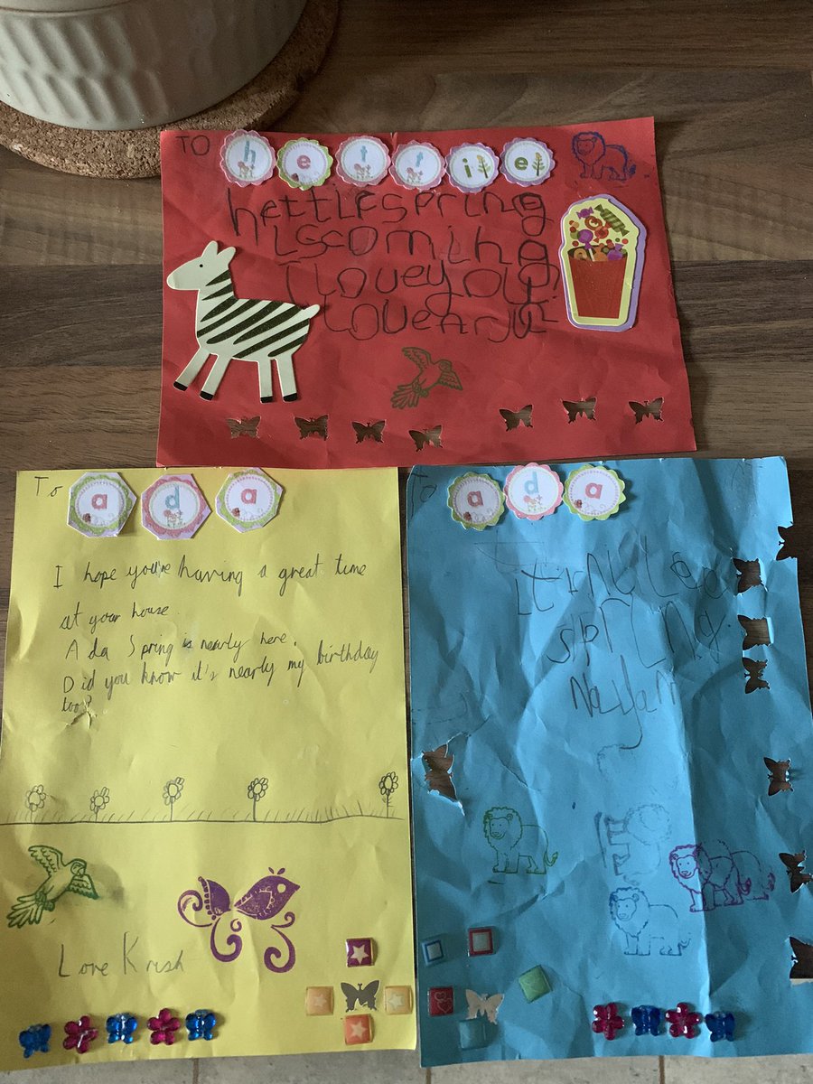 lyricsrlife7's tweet photo. @ChurchSvsj #40actsofkindness We wrote letters to our cousins who live in the Peak District! #springiscoming https://t.co/pVP7LF3it3