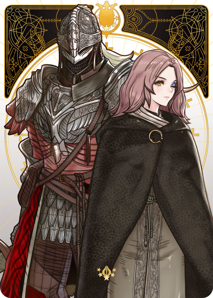 ／
【#VoiceOfCards × #ELDENRING】
＼

「メリナ&amp;褪せ人」
#ヴォイカ #エルデンリング