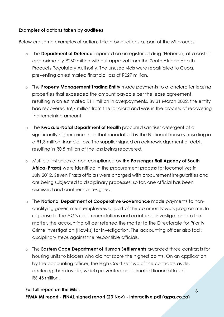 AuditorGen_SA's tweet photo. Read the AGSA's media statement on the impact of it's enhanced powers #AGReport #AGPowers https://t.co/AsGDfGODFo