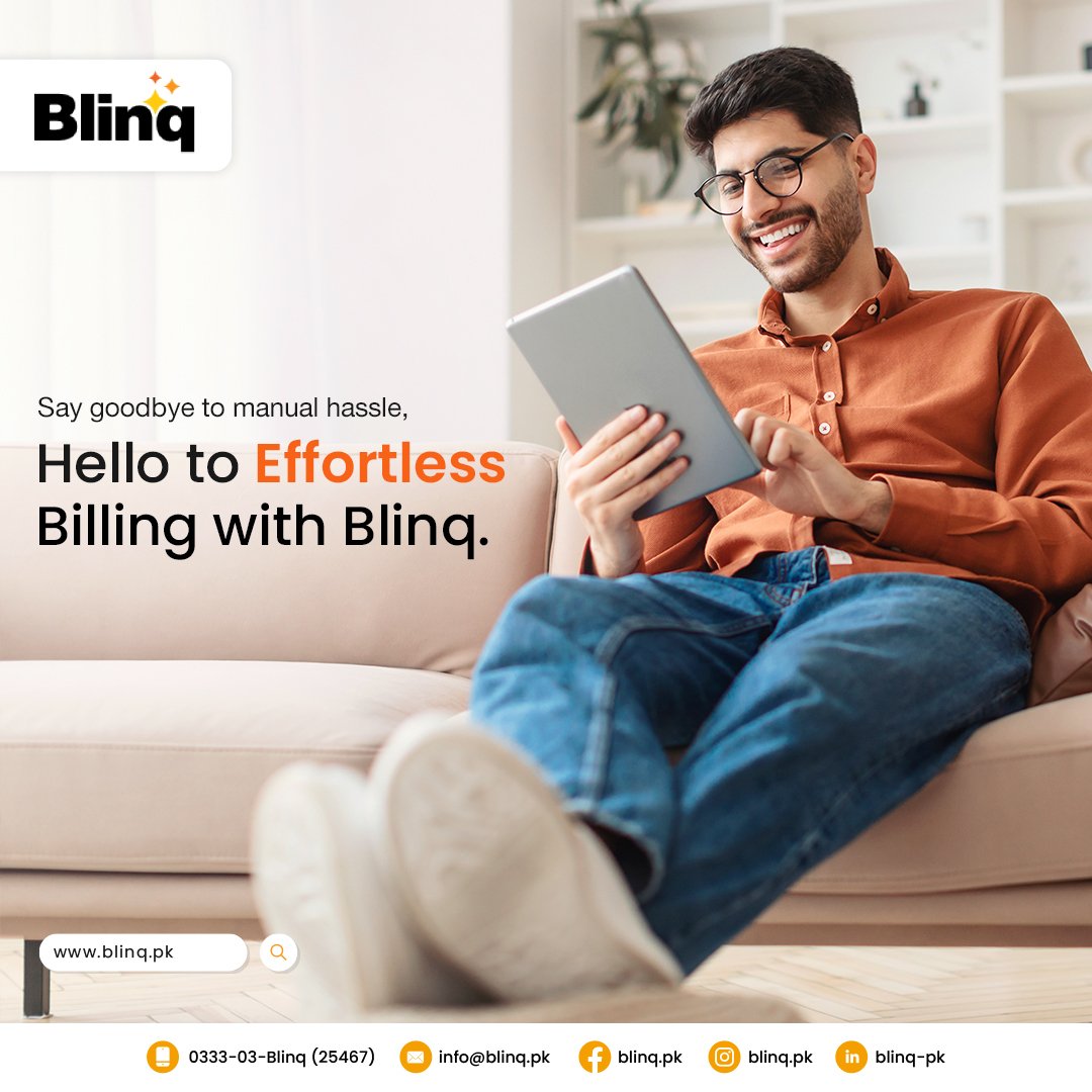 Tired of manual bill presentation and payment collection processes? 
Let Blinq take care of it for you! 

#SimplifyYourBusiness #EfficiencyBoost