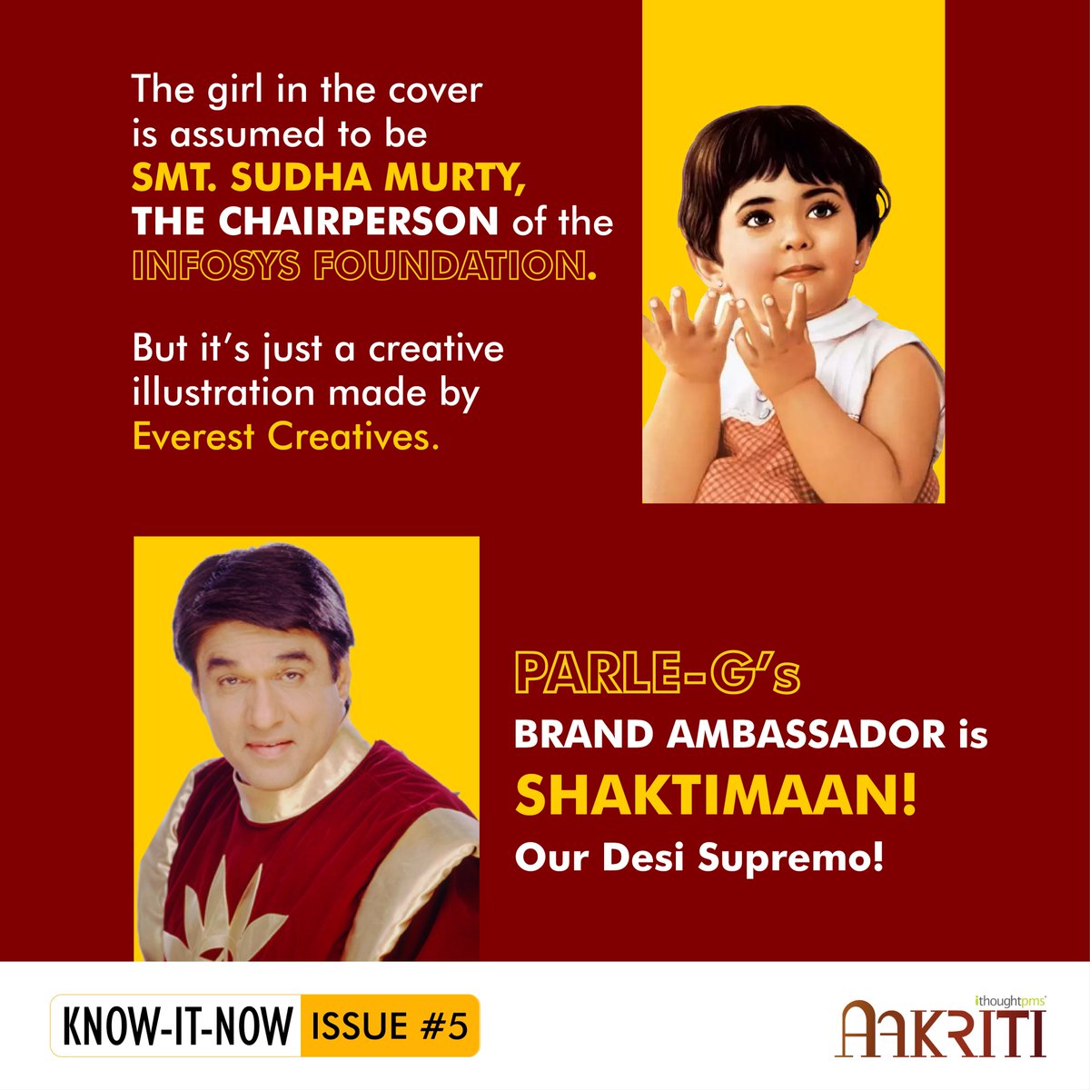 ithoughtpms's tweet photo. G Mane Genius! 

Here is Issue #5 - some tasty facts about our very own Parle G! A quick break with Chai and our Desi treat just got better with these facts!

#ithoughtpms #AAKRITI #KnowItNow #ParleG #fmcg #funfact https://t.co/PdXNruIIxt