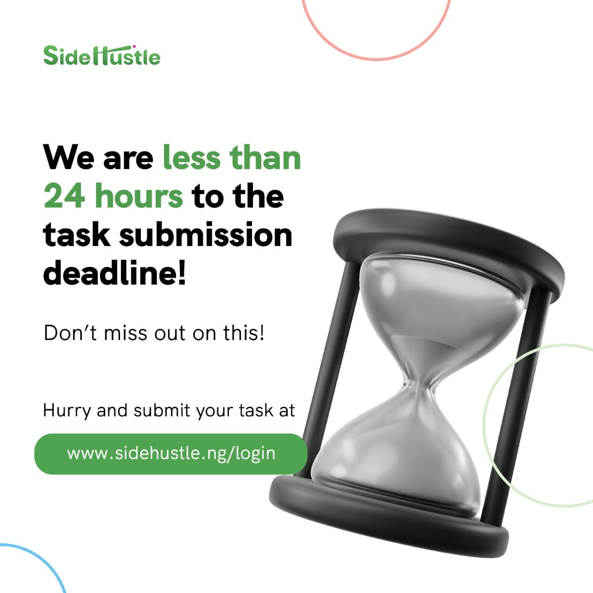 terralearning's tweet photo. Tick tock, time is running out! โฐ Don't let the deadline pass you by.
Head over to https://t.co/ilb7kGOxpH now and submit your task before it's too late! ๐
#submissiondeadline #tasksubmission #dontmissout https://t.co/B5uPLJaNVn