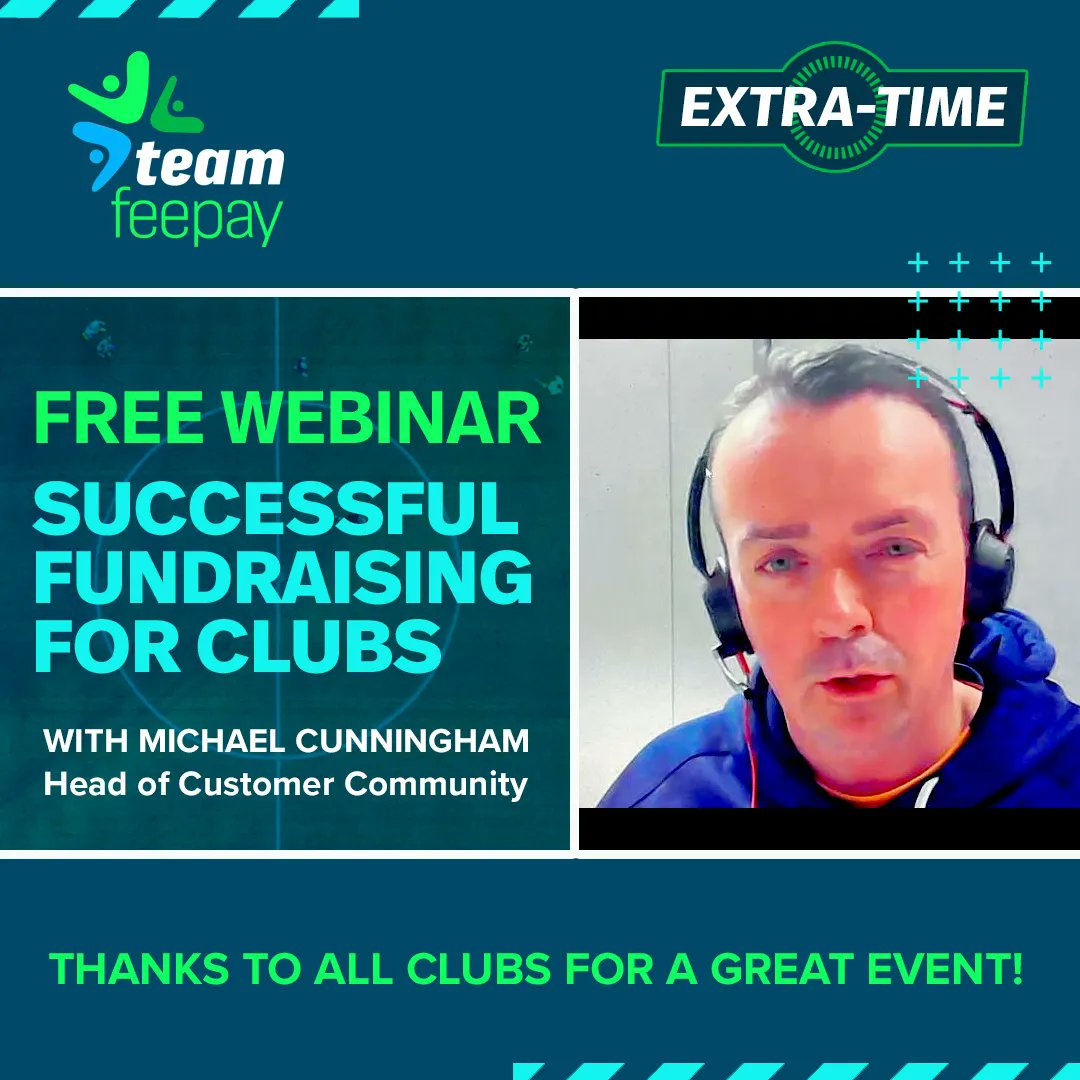 THANKYOU! 

"A big thanks to all the clubs that took part in last night's webinar. We very much look forward to helping you  reach and exceed your fundraising goals. Stay tuned for the next steps and future webinars!"

Michael Cunningham (Head of Customer Community)