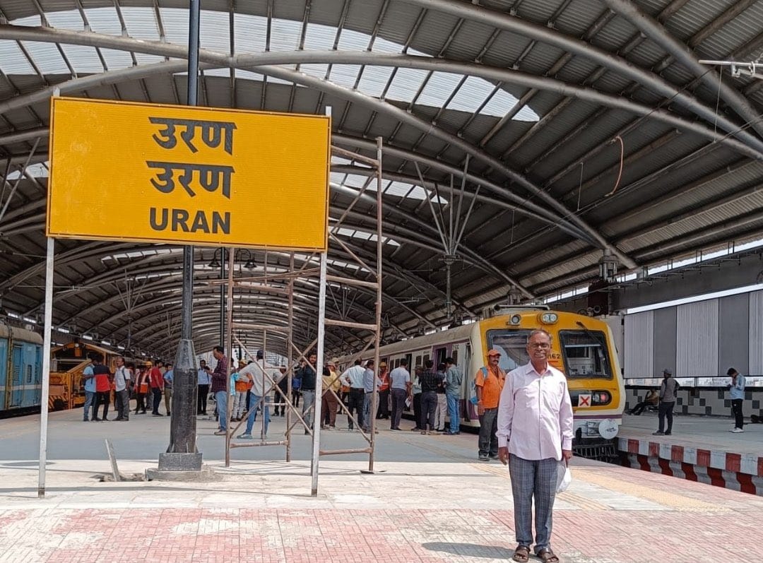 #MumbaiRailway Uran local train trials. Pic respective owner!