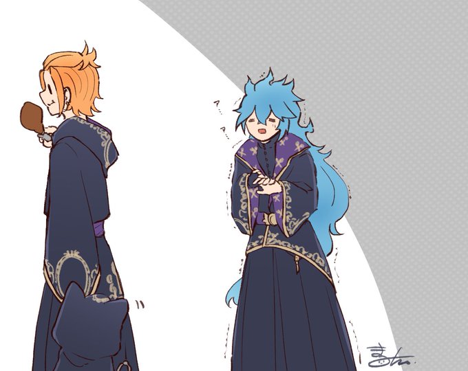 式典服グリムホーム画面ネタケイトバリアー #twstファンアート 