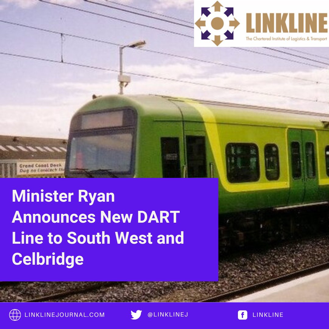 LinklineJ's tweet image. Minister Ryan Announces New DART Line to South West and Celbridge
Read more here: linklinejournal.com/minister-ryan-…

#DARTline #Railproject #DepartmentofTransport #Ireland @Dept_Transport