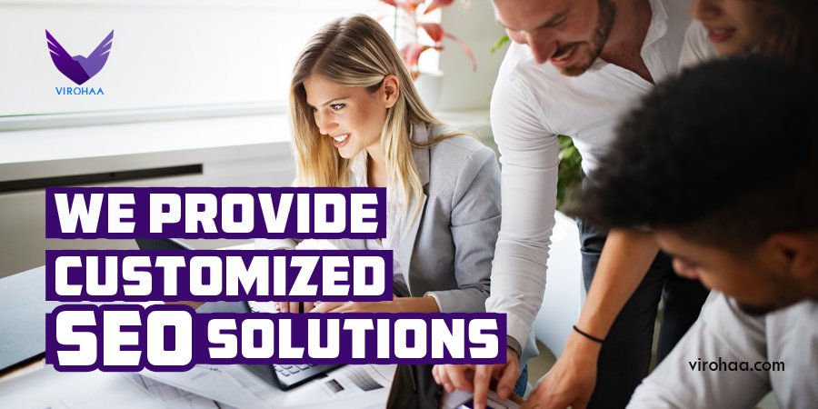 As one size does not fit all businesses, we offer customized SEO solutions.
Our team of experts can work with you to create a plan that fits your needs &amp; budget. 
virohaa.com
#seo #seosolutions #customizedseo #googleranking #seoservices #seodubai #seoservicesdubai
