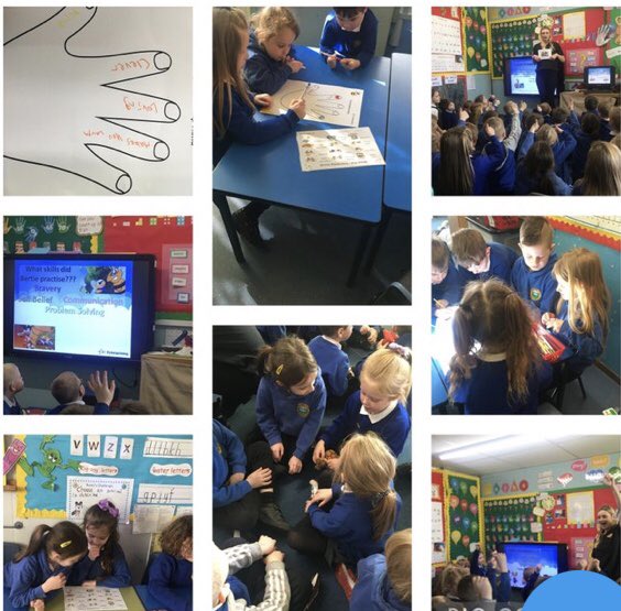 CrynalltPrimary's tweet photo. Class 1E enjoyed their lesson on teamwork and leadership with 2B Enterprising. They worked hard completing their friendship hands.
#Cryp1 #Language #CrypCapableAmbitious #NewCurriculumForWales @2BEnterprising https://t.co/vkHGwkLjQT