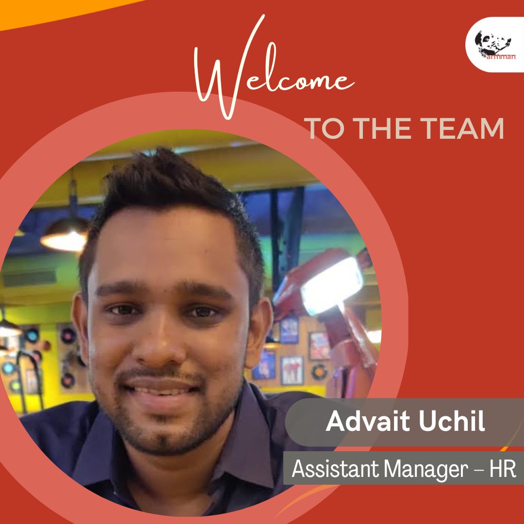 armmanindia's tweet photo. ARMMAN welcomes Advait Uchil as Assistant Manager – HR. He joins us with expertise in various functions of Human Resources like recruitment, training & development, background verification, employee engagement & exit management.
#teamarmman #welcomeaboard #welcometotheteam (1/3) https://t.co/gmF3FRg87i
