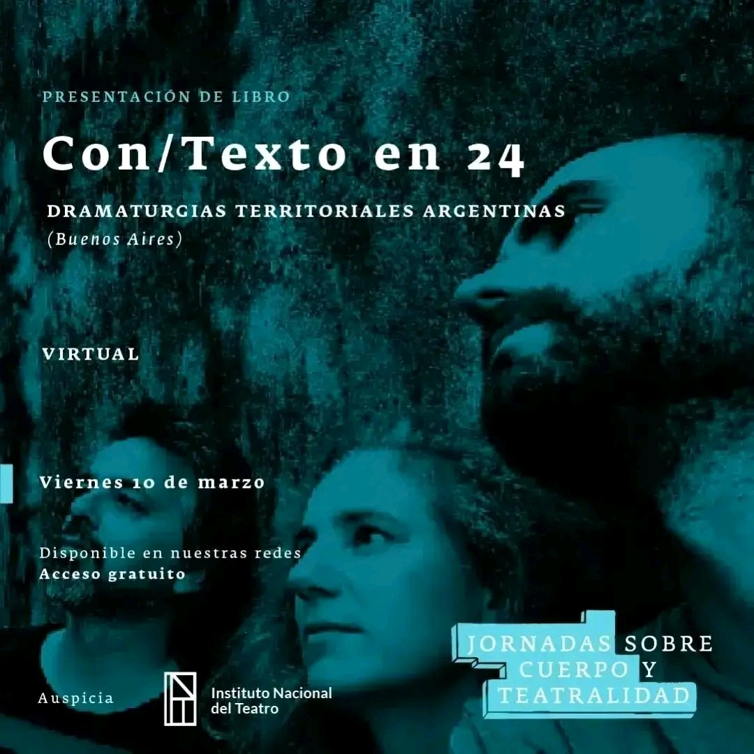 aleacunamoreno's tweet photo. Presentación del libro #CONTEXTOen24 de @CONTEXTOtipea, en el marco de la VI Edición Internacional de Cuerpo y Teatralidad en Paraná, Entre Ríos, junto a Eva Parra (Salta) y Andrés Vaccari (Río Negro).
Muchas gracias Nadia Grandón por el convite!
https://t.co/SEwh9DgIgI https://t.co/PWbjSquJRv