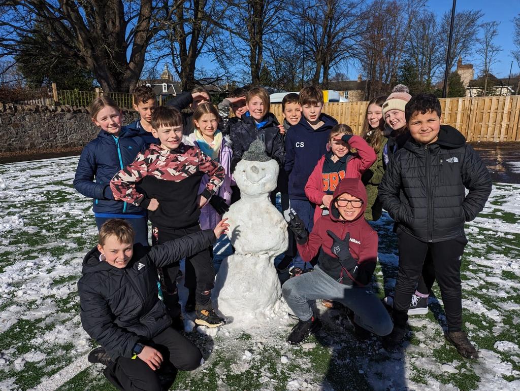 Snow fun at HPS today