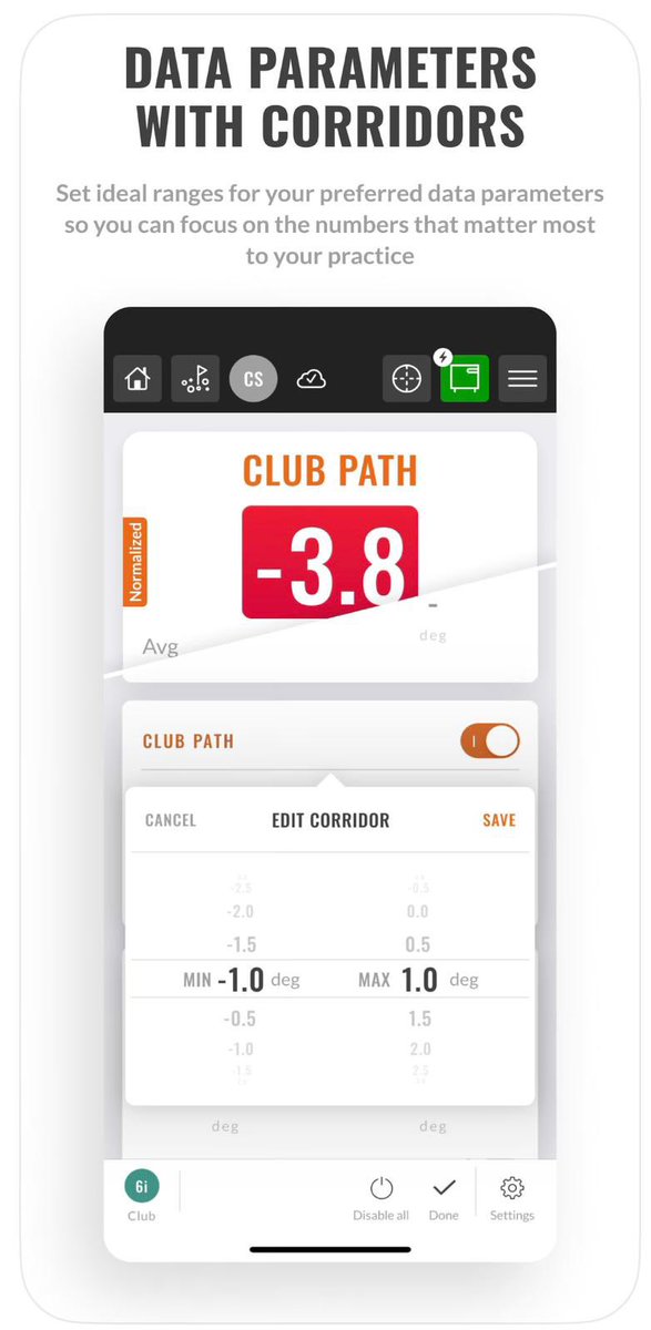 TrackManAsh's tweet image. The new TrackMan Performance Center &amp;amp; Corridors Feature now available on the TrackMan Golf Pro App on iphone!
 
On both the TrackMan 3e &amp;amp; TrackMan 4 take your game to the next level practicing in a pressure environment with consequences for every shot you hit! #performancecentre