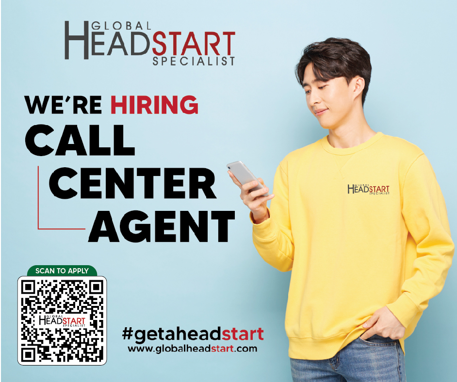GlobalHeadstart's tweet photo. Hiring Call Center Agents ASAP. Click the link or visit https://t.co/xk9KOJLbq1 https://t.co/3pb1wd32jk