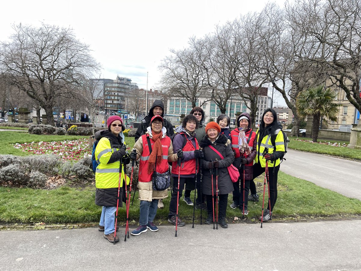 Chinese_Wellb's tweet photo. We have kick-started new sessions of #Nordic 🚶♀️ on Wed @LiverpoolParks at St John's Gardens #liverpool #greenspacesliv
Just in time 🥳 before the white blanket covering the ground. ❄️🆒
🙏to @NHSCandM
@lpoolcouncil
@merseyforest
@DefraGovUK
@HeritageFundUK
@CommForestTrust https://t.co/yBRFf3uUiF