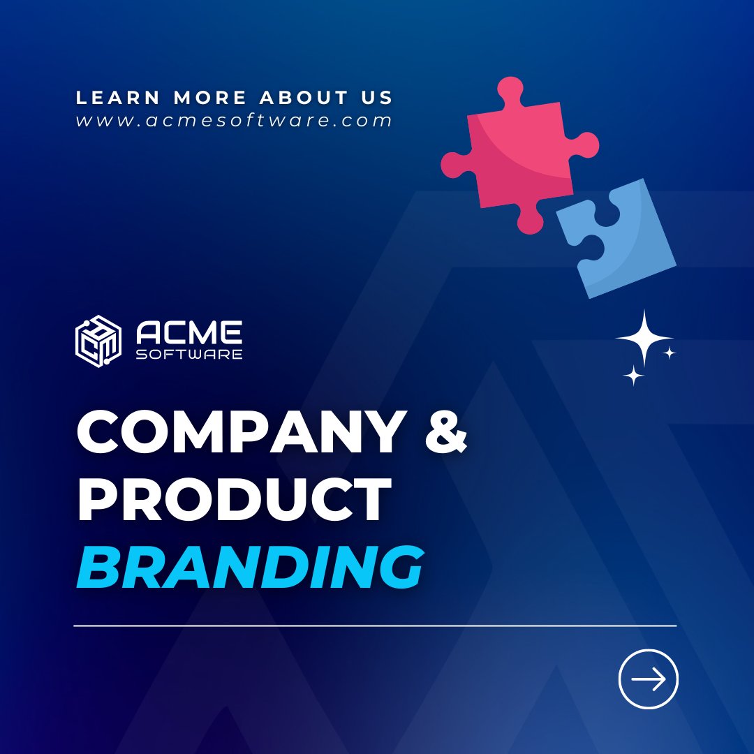 acmesoftwarehq's tweet image. Company &amp;amp; product branding.

Learn more about us
acmesoftware.com

#acme #acmesoftware #flutter #softwaredevelopment #google #whitelabel #scrumtraining #mobileappdevelopment #webapplication #wordpress #cleancode #productdesign #product
