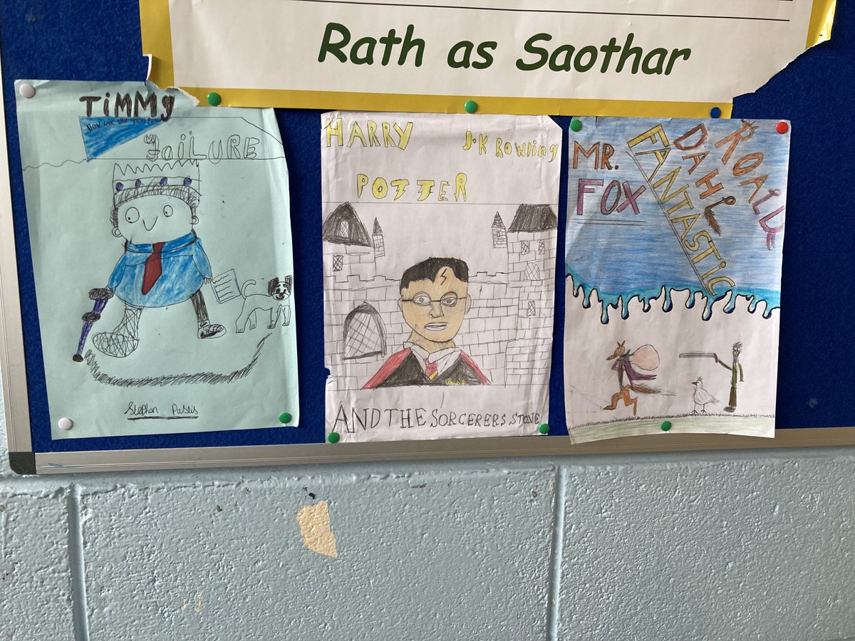 Three winning entries to our alternative book cover to the book they are currently reading on the Sora App. #cmcoagobair ⁦@colmhuirecoed⁩ #lovebooks