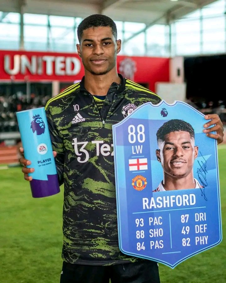 Marcus Rashford scoops Premier League player of the month award for the third time this season.

Erling Haaland, Darwin Nunez and Cody Gakpo should all take notes

Real Betis