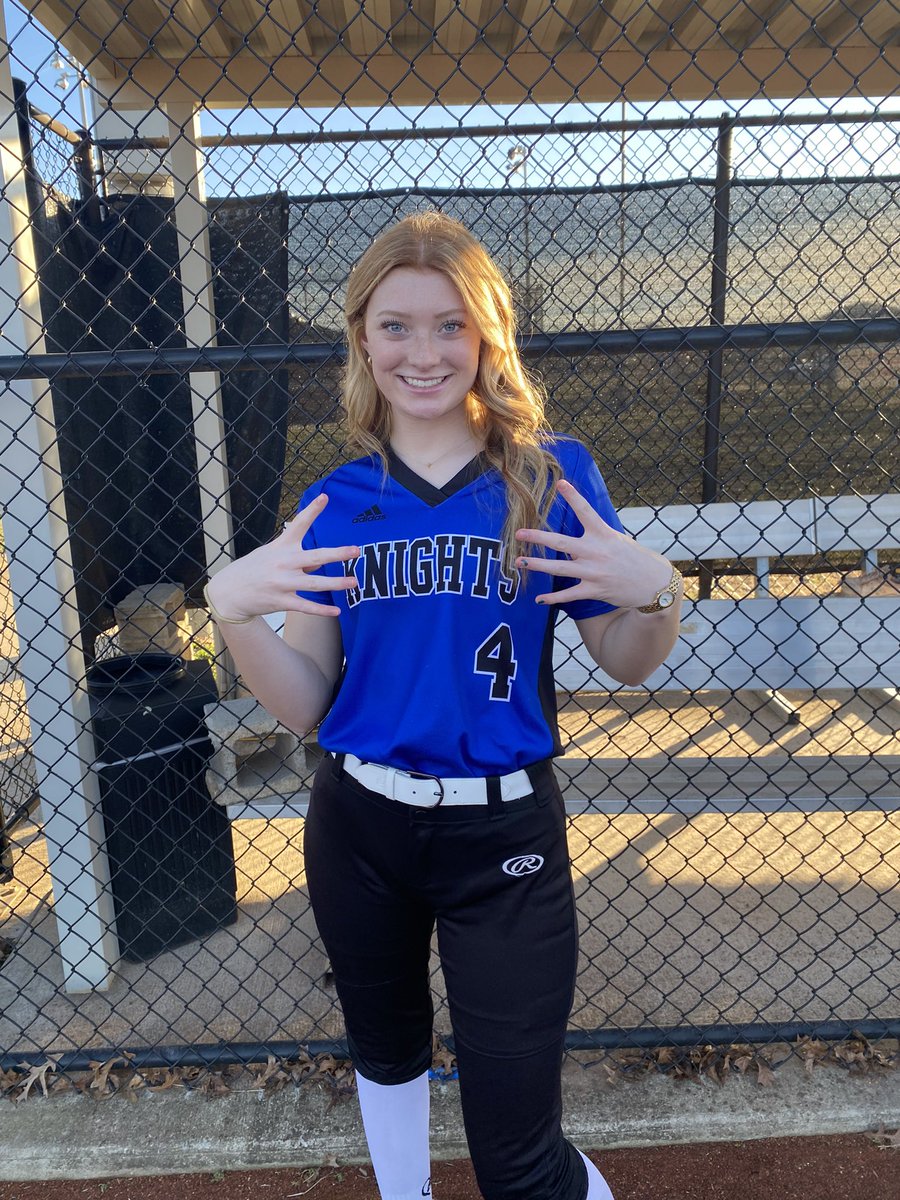 wcsnhssoftball's tweet photo. Reece, sophomore 2B/OF, wants you to know there’s only 4 days until our first regular season game! #StrongerTogether #uKNIGHTed https://t.co/rDLPpPsMCw