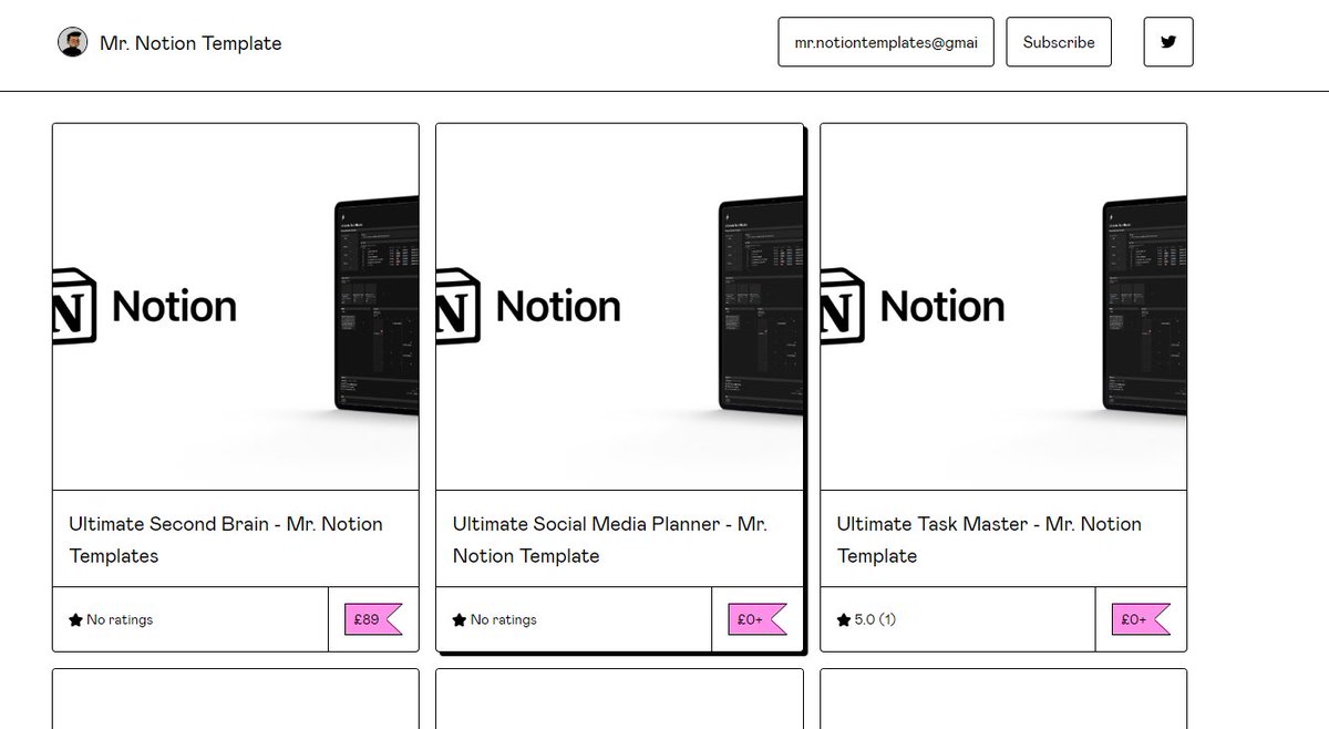 mr_notiontmpl's tweet image. It's Friday!
Just for 24 Hours these quality templates are free worth £15 each on my website.
As a creator I think its important to give back!
Just simply say thanks on the comments and let me know what you think! 🙌
#notion #freetemplates #notioncreator #giveback #friday