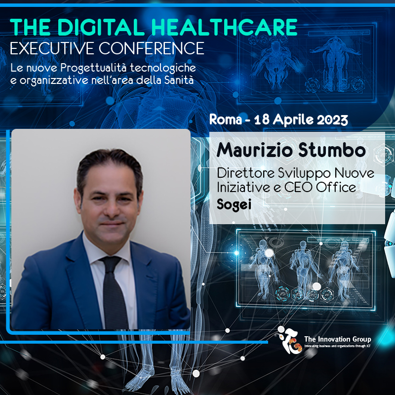 .<a href="/MaurizioStumbo/">Maurizio Stumbo</a>, Direttore Sviluppo Nuove Iniziative e CEO Office <a href="/Sogei_SpA/">Sogei</a>, è tra gli illustri relatori che partecipano all'evento del 18 aprile incentrato sulla #sanità. Interviene alla Sessione Plenaria 3, 12.00-13.00, Roma.

Registrati: lnkd.in/dcuM_RBC

#TIGdigitaly