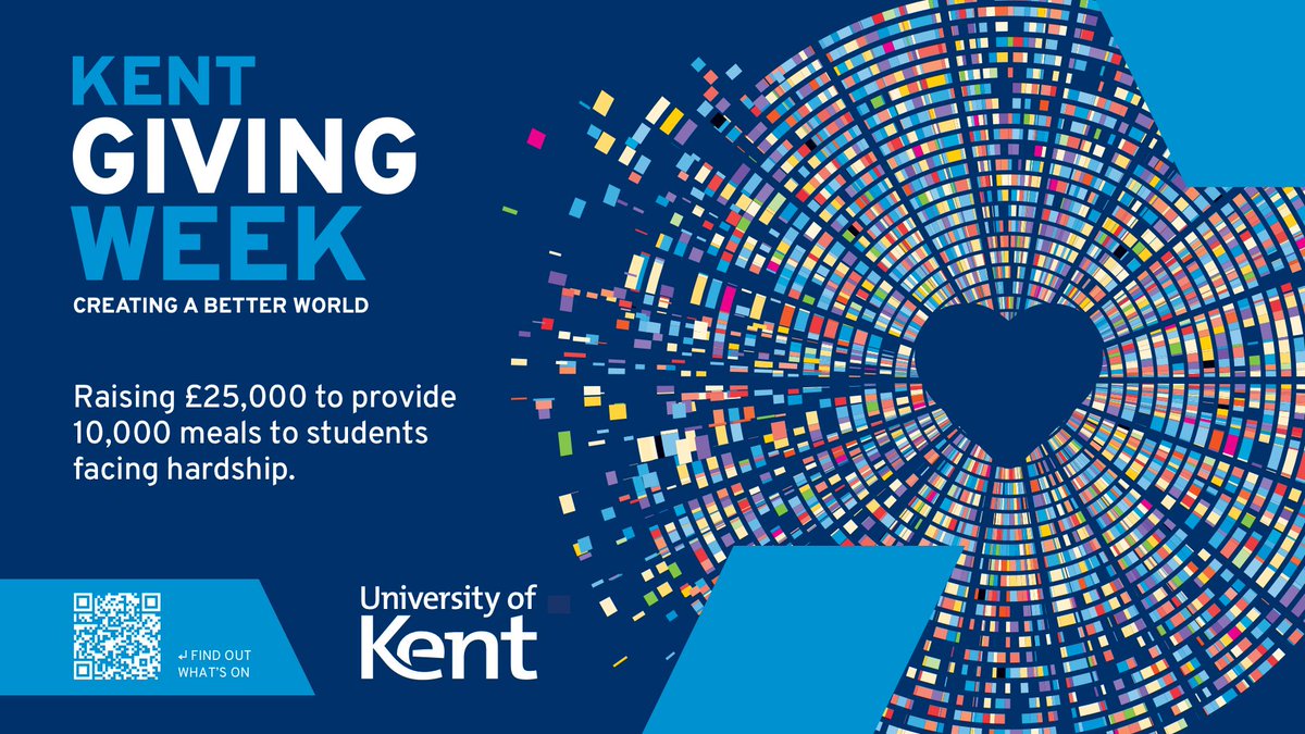 UniKent's tweet photo. Have you heard about #KentGivingWeek 2023 yet? 🤔
This year we're supporting our student community by raising £25,000 to provide 10,000 meals for students facing hardship.
You can find out more and get involved ➡️ https://t.co/4D8KFQM3cZ https://t.co/v29Rv2swZg