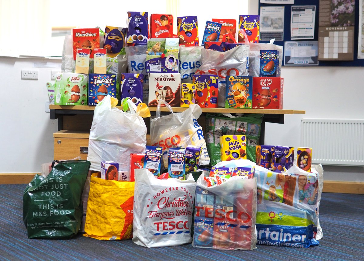 MRC_1st's tweet photo. Many thanks to everyone who donated Easter Eggs for the Foodbank @ChiDistFoodbank 

A grand total of 243 were collected and delivered by our little Easter Bunnies! 🐰 https://t.co/qy3pxlkmKg