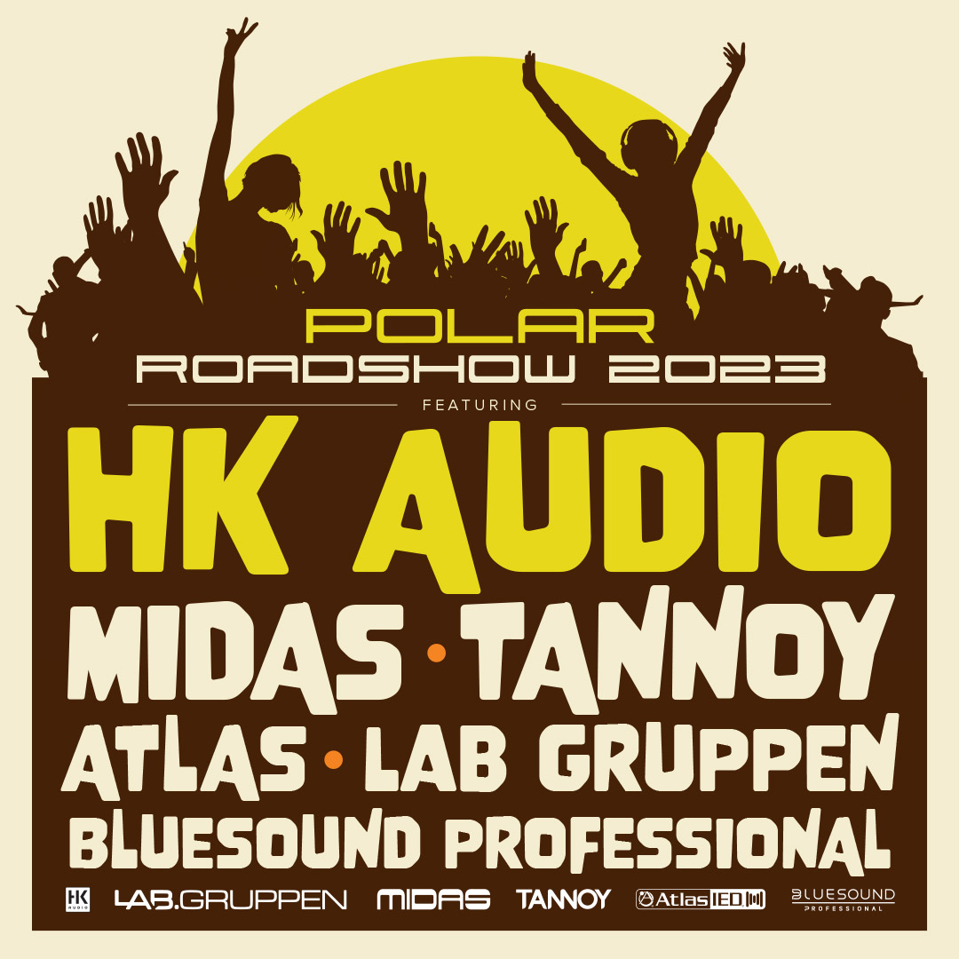 The POLAR Roadshow is coming to a town near you...

Headlining the shows will be HK Audio, with system demonstrations across their range, including the UK Launch of the new LINEAR 5 MkII.

Find out more and register here: bit.ly/3T5Pac6

#HKaudio #demo #audio #avtweeps