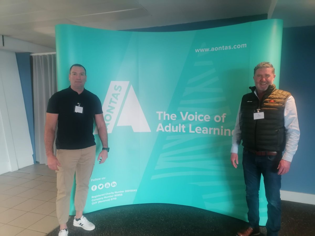 Colin and Eoin, representing SIW at the <a href="/aontas/">AONTAS</a> #StarAwards , stiff competition for this years awards 🤞thanks to <a href="/WWETBofficial/">WWETB</a> for supporting our Waterford programs