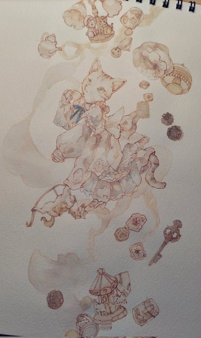 腰を痛めていたので久しぶりにお絵かきしました楽しかった! 