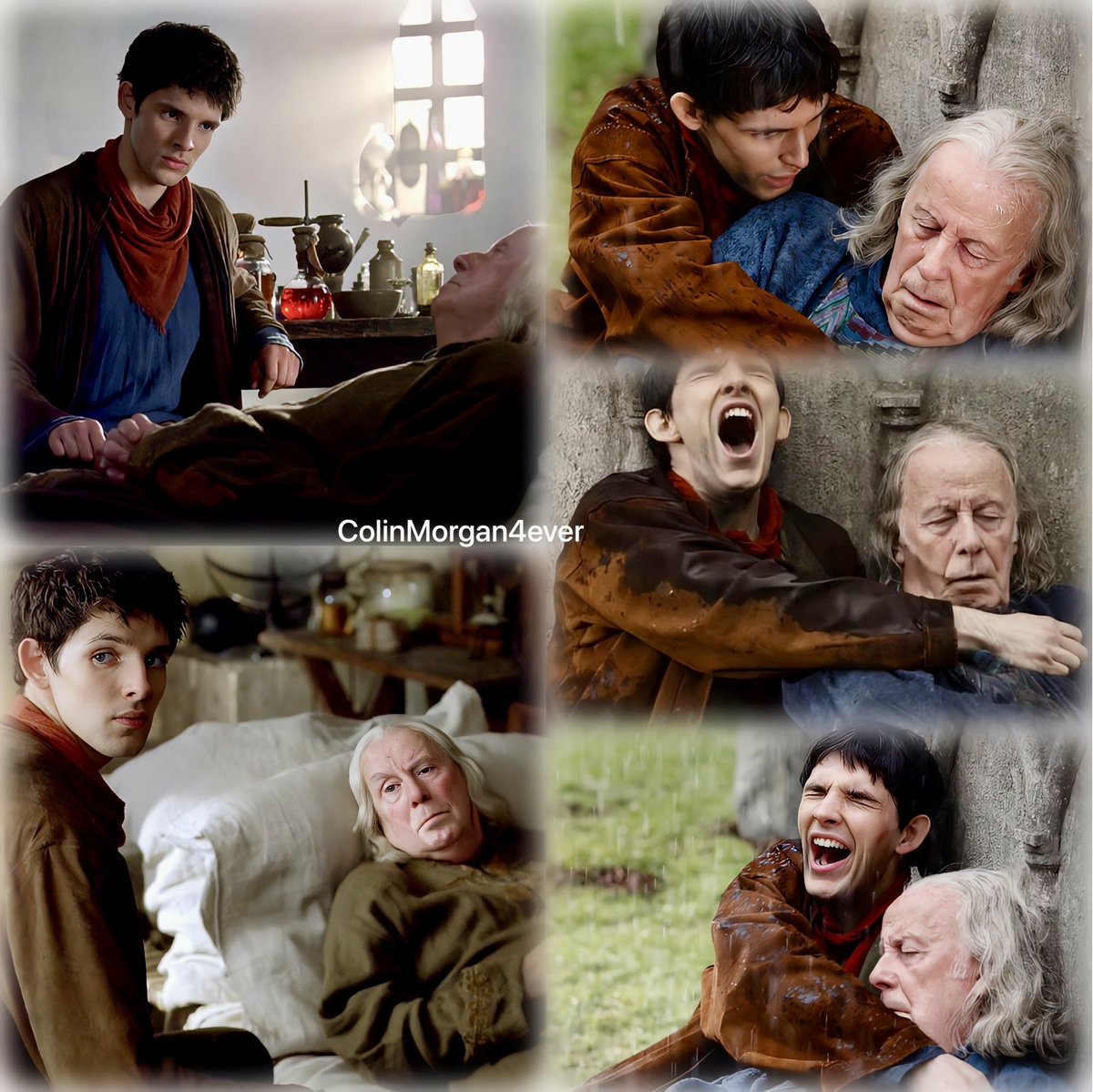 Merlin…caring and protecting.

#ColinMorgan #Merlin #RichardWilson #Gaius