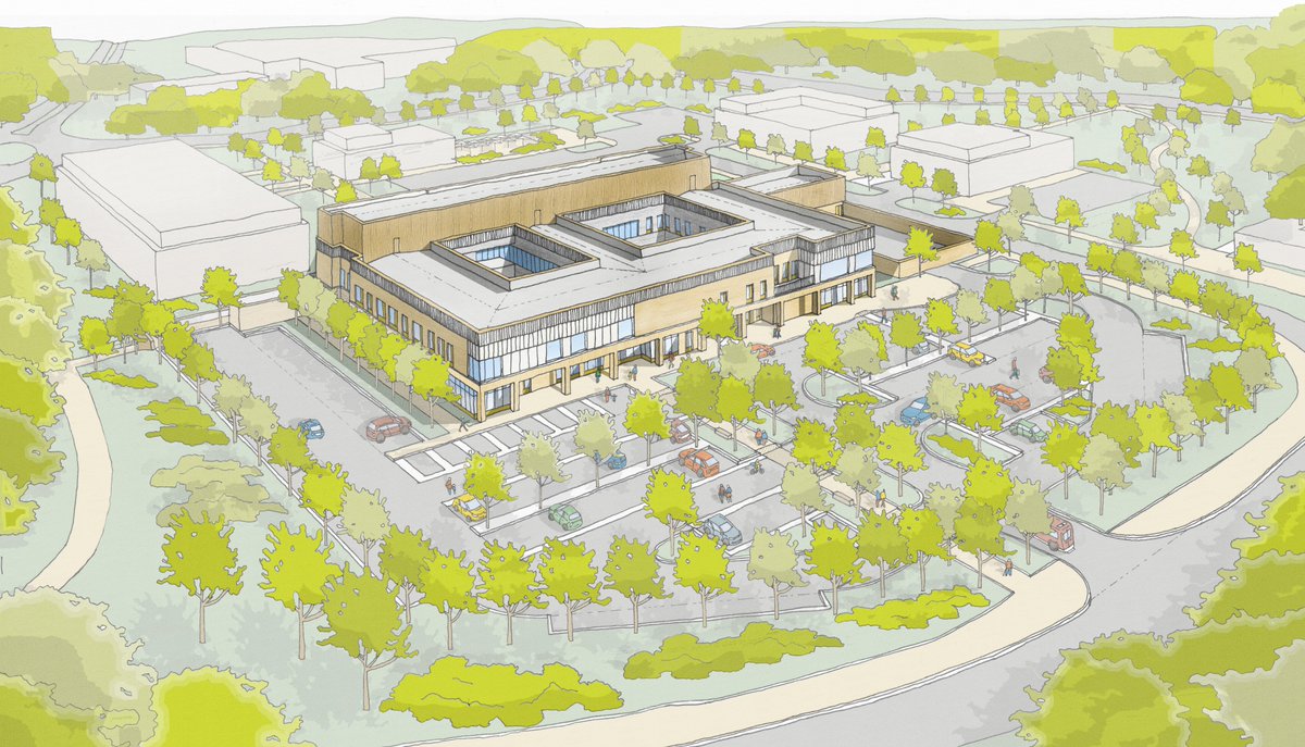 Our proposals for Shotley Bridge #CommunityHospital have been unanimously approved. Employing a holistic approach to #health and #wellbeing, the building provides opportunities for patients and staff to connect with the outdoors. More here: medicalarchitecture.com/shotley-bridge… | #planning