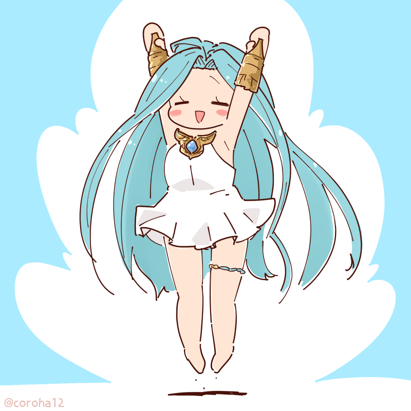 ルリア 「きょうもくいしんぼうをはっしゃ 」|ころはのイラスト