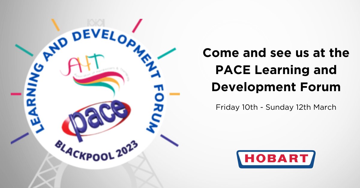 Hobart UK (@hobart_uk) on Twitter photo This weekend we will be exhibiting and supporting <a href="/PACEUK/">Professional Association for Catering Education</a> at their annual Learning & Development Forum.
We’re excited to meet the students and colleges to discuss the role of suppliers in helping the next generations of hospitality professionals.
#PACE2023 #HobartExpertise This weekend we will be exhibiting and supporting <a href="/PACEUK/">Professional Association for Catering Education</a> at their annual Learning & Development Forum.
We’re excited to meet the students and colleges to discuss the role of suppliers in helping the next generations of hospitality professionals.
#PACE2023 #HobartExpertise