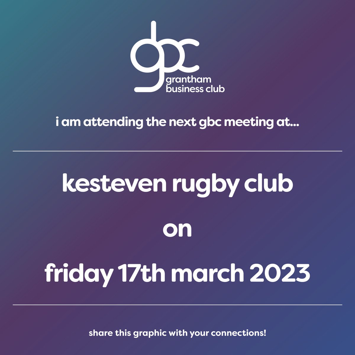 🚨 1 week to go 🚨

Have you bought your ticket for next Friday yet?! It is set to be another packed morning with plenty of networking and great speakers 🎤

If you haven't bought your ticket yet you can do so here 👉 granthambusinessclub.com/event/friday-1…

#Grantham #networking #meeting #share