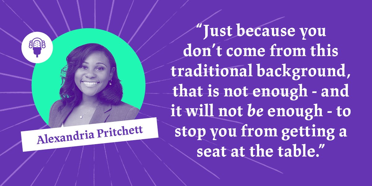 _glassceilings's tweet photo. When asked what her message for future generations of lawyers would be, Alexandria Pritchett's response is a simple yet powerful one.
You 👏🏻 Are 👏🏻 Already 👏🏻 Enough 👏🏻

Listen to Alex's full conversation with @DavidLockQC  on our website, https://t.co/1U1Ik5lNyc https://t.co/zEAJ01GrZ4
