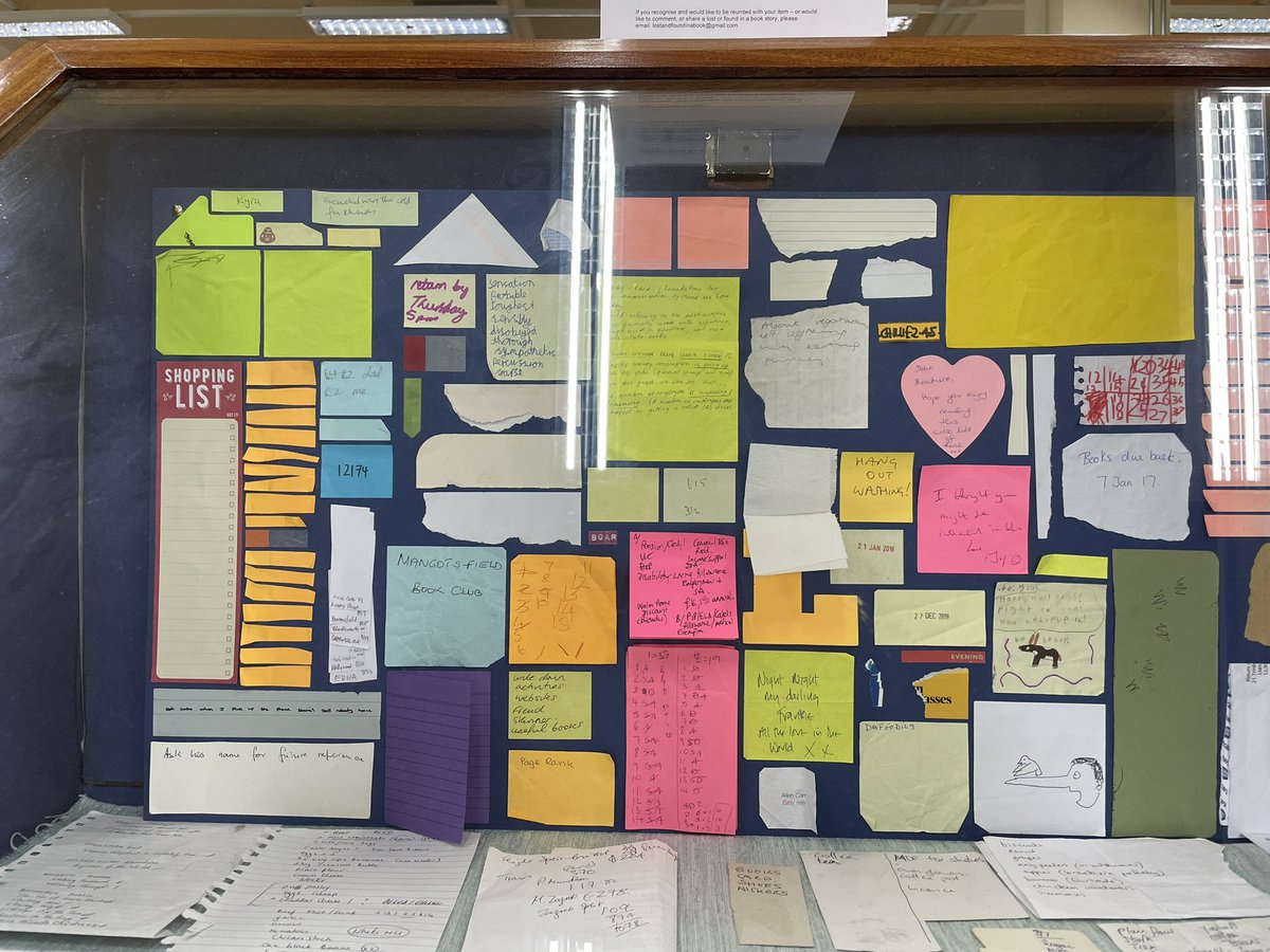 beardedjourno's tweet image. If you are near Central Library, I highly recommend that you visit this fascinating exhibition of items found in library books