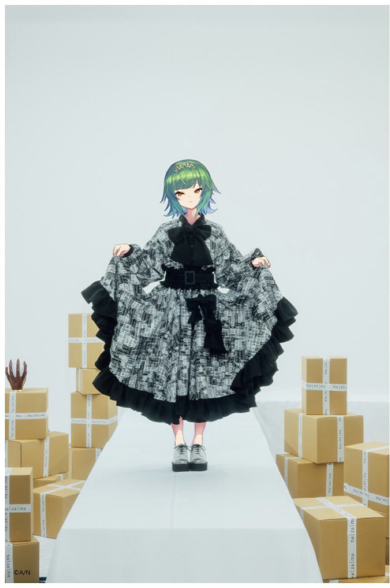 hazama 見知らぬ街のワンピース hazama 見知らぬ街のワンピース