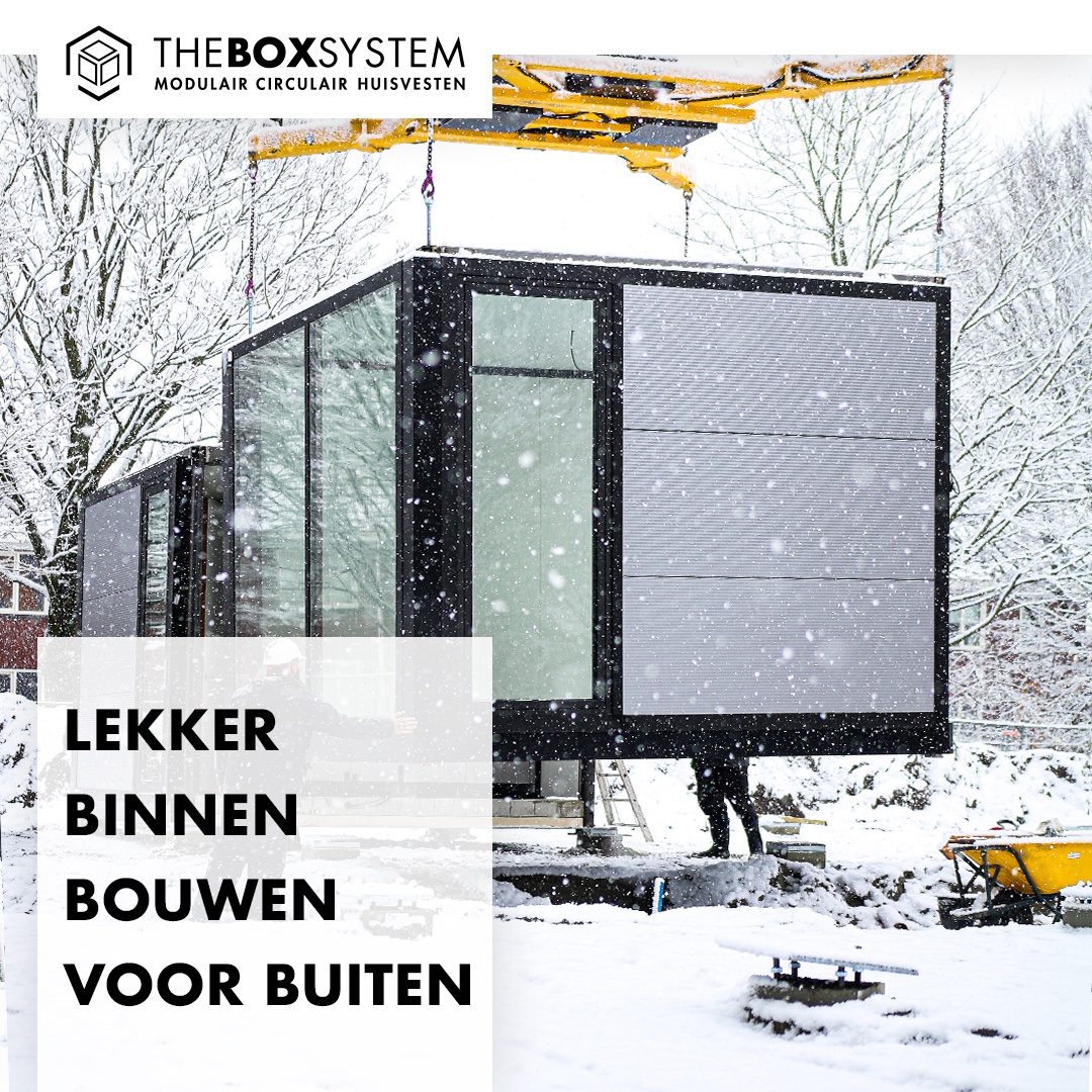 THEBOXSYSTEM_NL's tweet photo. Het kan vriezen, het kan dooien. En soms sneeuwt het. Voor THEBOXSYSTEM maakt dat niets uit. Wij 'bouwen' lekker binnen.  Met THEBOXLAB doen we - samen met klanten, leveranciers en experts op allerlei gebieden - slimme innovaties om dit proces te optimaliseren. https://t.co/hcJBsnPVOb