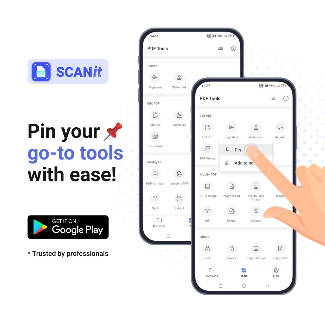 scanit_app's tweet image. Pin📌 your favourite tools🛠 for easy access!!!😍🤩
Download the app using the link:
bit.ly/SCANit-PDFscan…
#Scanner #scannerapp #PdfScanner #scantopdf #DocumentScanner   #mobilescanner #ocrscanner #ScanandGo #scanlife #paperlessoffice   #paperlesslife #efficientoffice