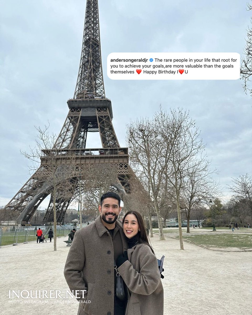 inquirerdotnet's tweet photo. HAPPY BIRTHDAY, JULIA! ❤️

LOOK: Actor Gerald Anderson pens a short but sweet message for his girlfriend, Julia Barreto, who celebrates her 26th birthday on Friday, March 10. | 📷: Anderson/Instagram https://t.co/VP0wROGDKC