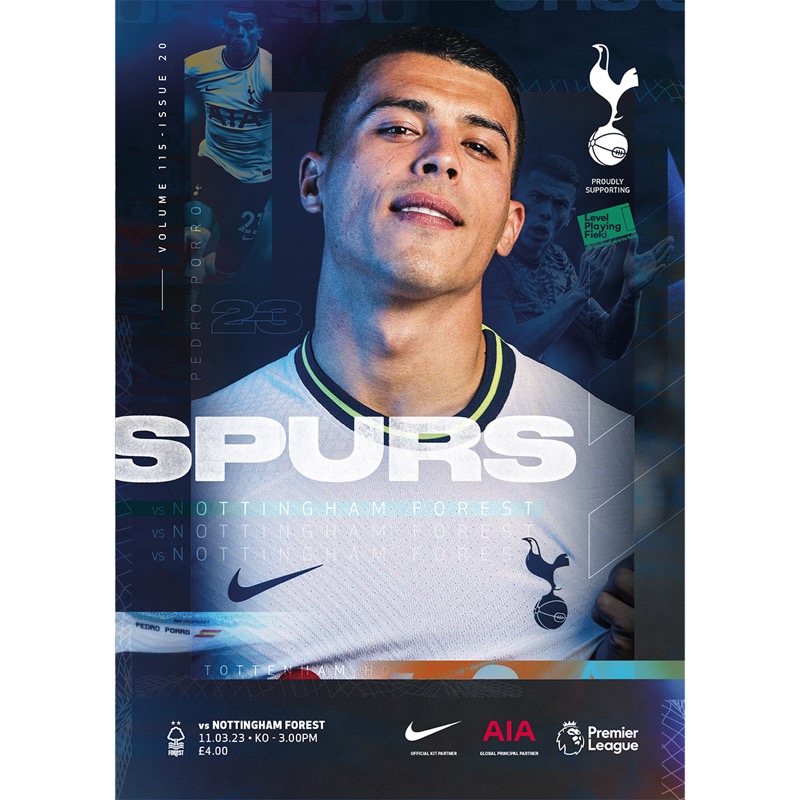SpursOfficial's tweet photo. Pedro Porro stars on the cover of our #TOTNFO matchday programme 🤩

Get your copy now ⤵️