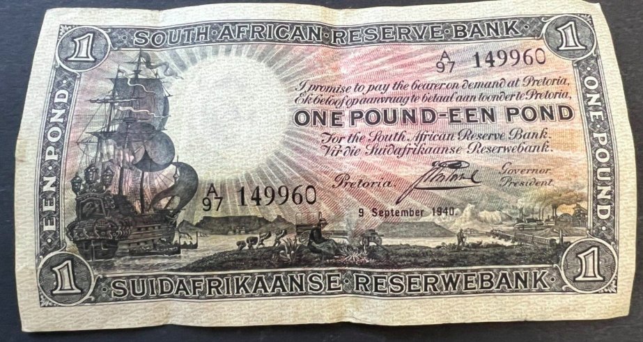 CromwellCoins's tweet image. Live on our auction this week ebay.co.uk/itm/3347794943….
#rare #rarebanknote #old #oldbanknote #money #SouthAfrica #papermoney #worldmoney #currency #collectible #travel