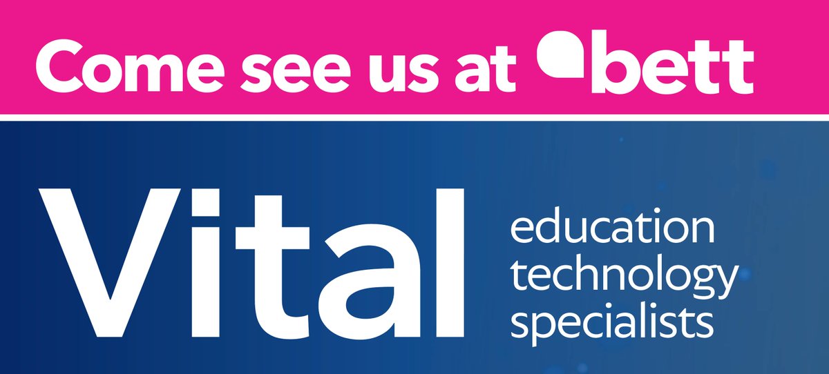 We'd love to see you at Bett! 
