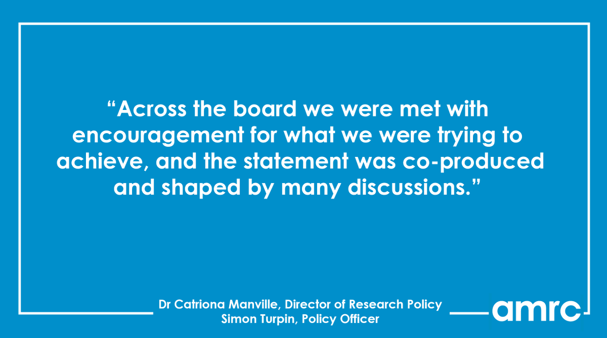 AMRC's tweet image. We're celebrating one year since the launch of the #SharedCommitment to #PublicInvolvement in health and social care research today 🎉

To mark this anniversary, we're reflecting on our progress over the past year, what we've learnt and what's next. bit.ly/3ZB1H9N
